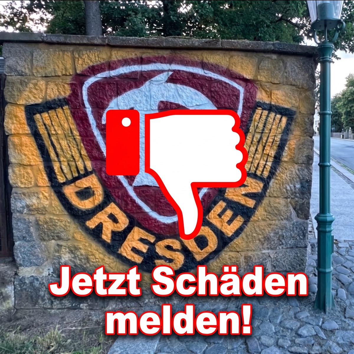 Jetzt Schäden melden!